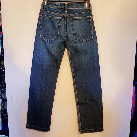 rag & bone Denim - Rag & Bone Crop Straight Leg frayed23